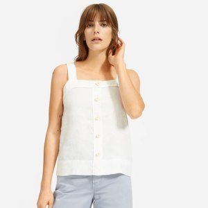 BNWT Everlane Linen Picnic Top